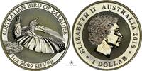 Australia SILVER-1-OZ-999 Bird-of-Paradise-2018 -