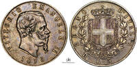 Italy SILVER-5-LIRE 1876-R KM-8-1 XF+ 50,00 EUR  Excl. 25,00 EUR Verzending