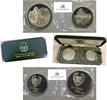 Cyprus 1-POUNDS-AND-500-MILS 1976 REFUGEES-SILVER-SET PP 75,00 EUR  Excl. 25,00 EUR Verzending