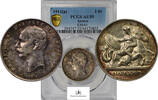Greece SILVER-2-DRACHMAI 1911 GEO-2 PCGS AU55 150,00 EUR  Excl. 25,00 EUR Verzending