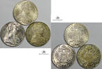 Austria LOT-3PCS-1-THALER-MARIA-THERESIA-RESTRIKE 10122 -