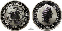 Australia SILVER-1oz-KOOKABURRA 1994 12220 BU