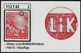 Bundesrepublik 1949 112 I, 20 Pfg. Bundestag mit Plattenfehler kleines i postfrisch
