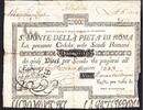 Kirchenstaat / Vatikan 200 Scudi Italien States, S. Monte della Pieta di Roma, rare! Vatican -