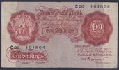 Great Britain 10 Shill. Pi. 368a Sign. Peppiatt -