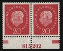 20 Pfg. 1959 Berlin 184 v   Heuss Medaillon  mit HAN ** postfrisch
