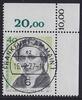 Berlin 40 Pfg. 'Eduard Gaertner' mit KBWZ und Ersttag Frankfurt am Main -