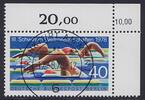 Berlin 40 Pfg. 'Schwimm-WM' mit KBWZ und Ersttag Frankfurt am Main -