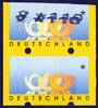 Bundesrepublik 110 auf 110 Pf. ATM Postemblem Nagler mit Posthorn und ABART doppelter Wertaufdruck -