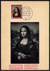 Bundesrepublik Deutschland 5 Pfg. Mona Lisa 'La Jokonda' auf Maximumkarte mit Ersttagsstempel -