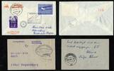 Österreich Amtliche österreichische Raketenpost LU-POSTA mit Einlagezettel -