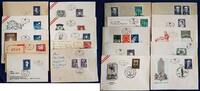 Österreich Partie FDCs teils Schmuck-FDC -