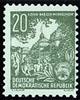 DDR 20 Pfg. Fünfjahrplan 20 Pfg. Propagandafälschung Elster - Bad der Werkbonzen -