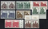 Berlin 10-80 Pfg. Kleine Bauwerke kompl. in waagr. Paaren -