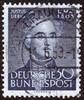 Bundesrepublik Deutschland 30 Pfg. 166 '150. Geb. J.v.Liebig' Luxus zentrisch entwertet -