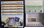 Deutschland 5x 3,88 Euro KMS EURO - Kursmünzen und Dauerbriefmarken der Post, alle 5 Prägestätten -