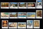 Zypern 1 C. - 5 £ Tourismus Serie 15 Werte komplett -