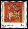 Portugal 1,5 Esc. EUROPA Gemälde mit vorderseitigem Phosphorstreifen -