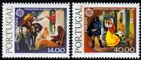 Portugal 14-40 Esc. EUROPA Post- und Fernmeldewesen mit vorderseitigem Phosphorstreifen -