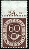 Bundesrepublik Deutschland 60 Pfg. Posthorn mit Oberrand -