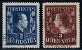 Liechtenstein 2/3 Fr. Fürstenpaar in guter enger Zähnung -