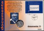 Deutschland 10 Euro großformatiger Numis-Ersttagsbrief auf die 'Documenta 11' mit pass. Silbermünze -