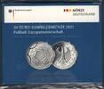 Bundesrepublik Deutschland 20 Euro 'Fußball EM' im Blister OVP -