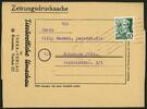 Französische Zone 10 Pfg. Baden Freimarke als Einzelfrankatur auf Zeitungsdrucksache üb. 101 gr -