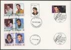 St. Vincent / Antigua / Deutschland 'Elvis Presley' 8 Werte kompl. auf Erinnerungs-FDC/Brief -