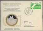 Großbritannien früher Numisbrief auf '100 Jahre Tennisturnier Wimbledon' -