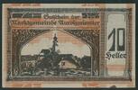 10 Heller 1920 österreich AUROLZMÜNSTER mit Druckfehler  verschobener Unterdruck  I-