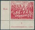 DDR 24 Pfg. Deutsch-Chineische Freundschaft mit Druckereivermerk -