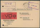DDR - Dienst 20 Pfg Dienstmarke für Vertrauliche Dienstsachen des ZKD in Mischzähnung(!) auf Brief -