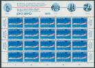 Schweiz 20x 2+1 sFr '1947-72 25 Jahre Nordatlantik-Luftverkehr' kompletter Bogen -