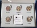 Bundesrepublik Deutschland 5x 5 € 'Klimazonen - Subpolare Zone' kpl. Satz in aufwändiger LED-Präsentationsbox -