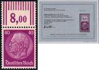 Deutsches Reich 40 Pfg. Hindenburg mit Wz. Waffeln -