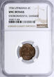 Lithuania 2 Centai 1936 NGC UNC Details