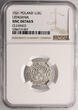 Poland / Lithuania 1/2 Groschen 1521 Zygmunt I Stary 1506-1548 NGC UNC Details