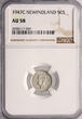 Canada, Newfoundland 5 Cents 1947 C George VI NGC AU 58