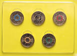 25 x 2 Dollars 2016 Australian Olympic Team Rio de Janeiro UNC