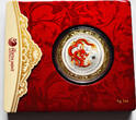 Australia 1 Dollar 2012 P Year of the Dragon - coloured / luxury issue BU