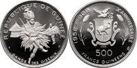 Guinea 500 Francs Oiseaux Dancers -