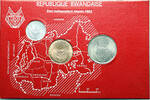 Rwanda Mint Set 1, 5, 10 Francs -