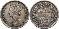 India British 1/4 Rupee Victoria -