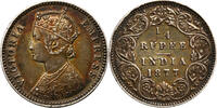 India British 1/4 Rupee Victoria -