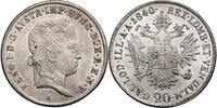 Austria (Holly Roman Empiore) 20 Kreuzer 1840 A aUNC