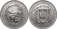 Dominican Republic 1 Peso 125th Anniversary of the Dominican Republic -