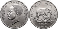 Tanzania 100 Shilingi Elephants -