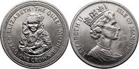 Isle of Man 1 Crown 85th Birth Anniversary of the Queen Mother -