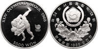 South Korea 5000 Won XXIV Seoul Olympic Games - Wrestling -